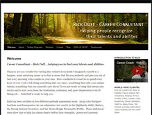 Tablet Screenshot of careercoachrickduff.com